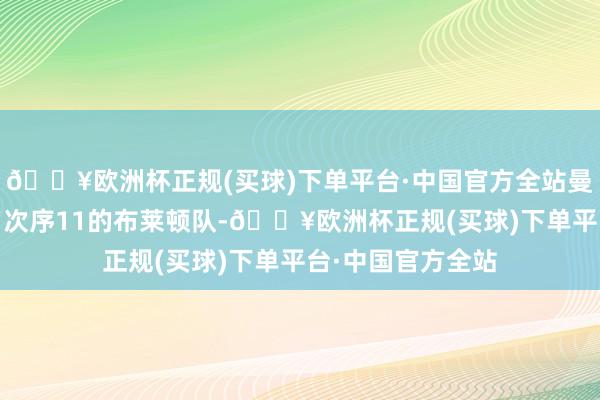 🔥欧洲杯正规(买球)下单平台·中国官方全站曼城此役PK赛前名次序11的布莱顿队-🔥欧洲杯正规(买球)下单平台·中国官方全站