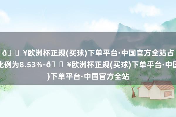 🔥欧洲杯正规(买球)下单平台·中国官方全站占流通市值比例为8.53%-🔥欧洲杯正规(买球)下单平台·中国官方全站