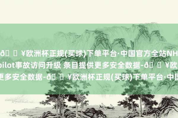 🔥欧洲杯正规(买球)下单平台·中国官方全站NHTSA对特斯拉Autopilot事故访问升级 条目提供更多安全数据-🔥欧洲杯正规(买球)下单平台·中国官方全站