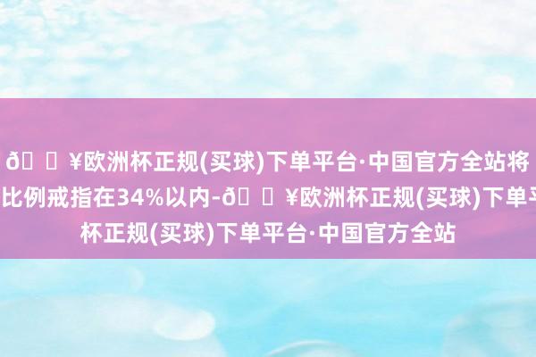 🔥欧洲杯正规(买球)下单平台·中国官方全站将单一投资者的执股比例戒指在34%以内-🔥欧洲杯正规(买球)下单平台·中国官方全站