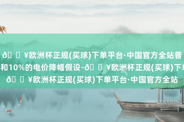 🔥欧洲杯正规(买球)下单平台·中国官方全站普遍采用10%的限电率和10%的电价降幅假设-🔥欧洲杯正规(买球)下单平台·中国官方全站