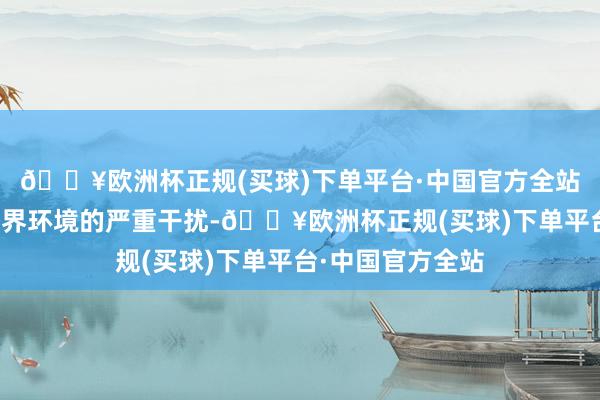 🔥欧洲杯正规(买球)下单平台·中国官方全站实际上受到了外界环境的严重干扰-🔥欧洲杯正规(买球)下单平台·中国官方全站