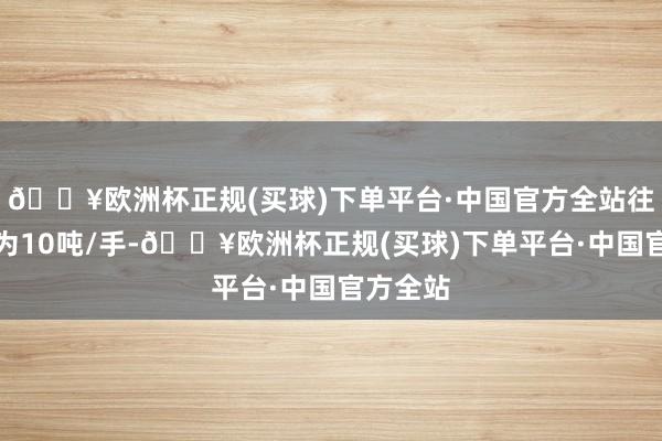 🔥欧洲杯正规(买球)下单平台·中国官方全站往来单元为10吨/手-🔥欧洲杯正规(买球)下单平台·中国官方全站